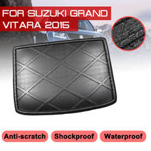 Alfombrilla para maletero de coche, esteras impermeables para Suzuki Grand Vitara 2015, bandeja antibarro, revestimiento de carga 2024 - compra barato