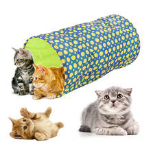 Cat Teaser Toy Pet Supplies Pet Cat Toys Interactive Tunnel Cage Toys 2 Holes Play Tubes Balls Collapsible Crinkle Kitten Toys 2024 - buy cheap