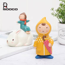 Roogo Mini Home Decoration Accessories Cute Doll Figurines Ornaments For Home Decor Best Birthdays Gift To Kids 2024 - buy cheap