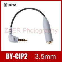 BOYA BY-CIP2 Cable Adapter 3.5mm to TRRS TRS For BY-WM8 BY-WM6 BY-WM5 Microphone for iPad iPod Touch iPhone Phone Smartphone 2024 - buy cheap