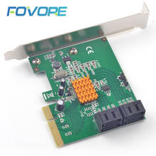 PCI e SATA Adapter PCI e to SATA 3.0 RAID 4 port Adapter expansion Card controller SATAIII PCI e PCI express x4 Converter 2024 - buy cheap