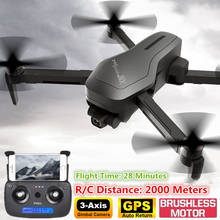 Dron con GPS 4k, cuadricóptero con cámara de tres ejes, cardán antivibración, sin escobillas, 193 PRO 2 VS SG906 PRO VS F11 4k PRO 2024 - compra barato