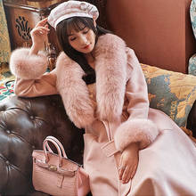 Jacket Women Faux Fur Coat Autumn And Winter Sheep Women's Coat Fleece Popular Lamb Wool Veste Femme 2024 - buy cheap