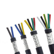 17awg/1.0 quadrado 2/3/4/5/6/7/8/10/12 núcleo blindado cabo 5 metros de cobre puro rvvvvp blindado fio cabo de controle ul2547 sinal wir 2024 - compre barato