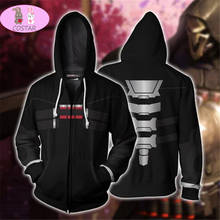 COSTAR  Reaper Cosplay Costume Zip Hoodie Cosplay Men's and Women's Casual Sports Sweater New 2024 - buy cheap