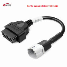 2021 New Arrival For Motorcycle Motobike OBD2 Connector For SU*ZUK 6PINI Moto OBD Extension cable 2024 - buy cheap