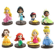 8pcs Brand New Disney Frozen Princess Anna Elsa Action Figures PVC Model Dolls Collection Birthday Gift Kids Toy Christmas gift 2024 - buy cheap