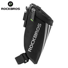 ROCKBROS Bike Bag Portable Reflective Saddle Bag Tail Seatpost Nylon Bicycle Bag MTB Road Bike Bag Panniers Bicycle Accessories 2024 - buy cheap