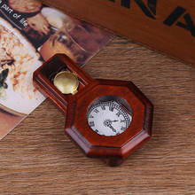 1Pcs Dollhouse Miniature Wood Vintage Red Clock Home Decor Toy 1/12 Scale Pretend Play Furniture Toy 2024 - buy cheap