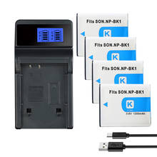 NP-BK1 1200mAh Battery For SONY Cyber-shot S750 S780 S950 S980 W180 W190 W370 MHS-PM1 CM5 NPBK1 Batterie Camera 2024 - buy cheap