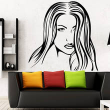 Modern Sexy Woman Wall Sticker for Girls Bedroom Living Room Decoration Accessories Vinyl Removable Decal Waterproof Home Decor 2024 - buy cheap