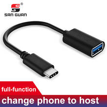 USB C to USB 3.0 Adapter USB 3.1 Gen1 Type C Male to USB A Female Cable OTG Function for MacBook Air/Pro, Galaxy Note9 Pixel 3 2024 - buy cheap