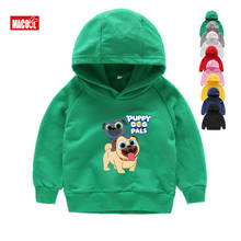 2019 Kids Cartoon Puppy Dog Pals Print Hoodies Boy Girls Clothing Children Green Funny Hoodies & Sweatshirts Kids T Shirt 2T-8T 2024 - buy cheap