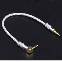 Hifi cable Stereo Audio 3.5mm to 3.5mm Male 3 Line In Car Aux Cable Headphone Amplifier 2024 - compre barato
