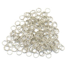 200 anillos divididos, anillo de salto de doble bucle, diámetro de 6mm y 8mm, para fabricación de joyas, 2 colores a elegir 2024 - compra barato