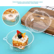 100pcs Clear Plastic Single Cupcake Cake Case Muffin Dome Holder Box Container for kitchen accessories 2024 - buy cheap