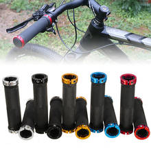 5 Colors Rubber Aluminum Alloy Bike Handlebar Grips Cover Mountain Bicycle Handles Bicycles Bar Grips Fixed Gear Bicycle Parts 2024 - buy cheap