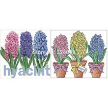 Hyacinth узоры Счетный крест 11CT 14CT 18CT 28CT DIY китайский набор крестиков вышивка рукоделие Наборы 2024 - купить недорого