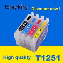 Toney king t1251-cartucho de tinta recarregável para impressora 320 e 323, para epson stylus nx125 nx127 nx130 nx230 nx420 nx530 nx625 2024 - compre barato