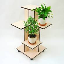 "Каскад" Home decor, multi-level stand for flowers, plants, sculptures. Furniture for the living room, bedroom, kitchen. 2024 - buy cheap