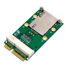 NEW Mini PCI Express Adapter For 3G 4G Module with USIM Slot MINI PCI E to Mini PCI-E Riser Card Support 3G/4G WWAN LTE GPS Card 2024 - buy cheap