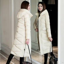 Casaco de inverno feminino, jaqueta longa para mulheres 2019 para áreas externas inverno de algodão, quente, casaco de inverno feminino mintra 2024 - compre barato