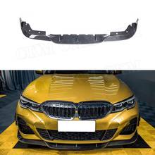 Dry Carbon Fiber Front Lip Spoiler For BMW 3 Series G20 2019 2020 Head Bumper Chin Shovel Car Styling 2024 - buy cheap
