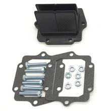 Válvula de lengüeta de admisión para motocicleta, Kit de fibra de carbono con espaciadores para Kawasaki 125Cc 250Cc KX KDX KMX 125 2024 - compra barato