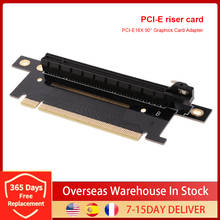 Tarjeta PCIE 16X Riser, tarjeta gráfica PCI Express, adaptador de 90 grados para placa base, ordenador portátil, de escritorio, oficina en casa 2024 - compra barato