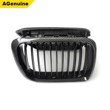 UV polished real carbon fiber Car front bumper radiator mesh grille works auto grills for BMW 5 series E39 2024 - buy cheap