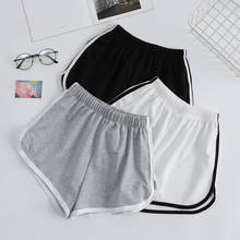 Loose Elastic Waist Solid Shorts Female Fitness Wide-leg Sports Short Pants Woman Home Leisure Beach Hot Pants Women's Summer 2024 - buy cheap