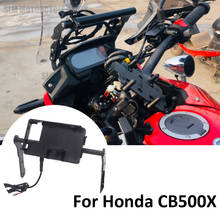 Motorcycle Accessories GPS/SMART PHONE Navigation GPS Plate Bracket Adapt Holder For Honda CB500X CB500 X CB 500X 2016 17 18 19 2024 - buy cheap