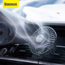Baseus Air Vent Mounted USB Fan 3 Speed Air Cooling Fan For Car Air Outlet Car Backseat 360° Rotatable Car Fan For Vehicle 2024 - buy cheap