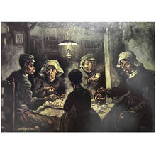 Famous Painting The Potato Eaters 5D Diy Diamond Painting Full Square RoundDiamond Embroidery Rhinestones Mosaic Wall Decoration 2024 - buy cheap