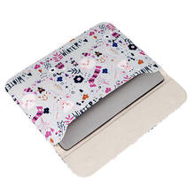 Mulher menina moda caso do portátil à prova dwaterproof água tablet pc manga magro notebook bolsa bolsa mouse pad para macbook ipad, lenovo, xiaomi 2024 - compre barato