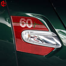 Cubierta de fibra de carbono para guardabarros lateral, decoración de desgaste, color rojo, para MINI Cooper S F55 F56 One JCW, 2 uds. 2024 - compra barato