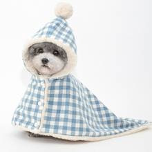 Ropa de invierno para gato, disfraz cálido de lana para mascotas, monos para gatos pequeños, abrigo para gato, chaqueta, manta para perros 2024 - compra barato