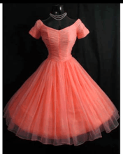 Elegante vestido de cóctel con cuello en V, manga corta, vestido de fiesta largo de té naranja, plisado, Organza 2024 - compra barato