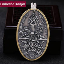 Avalokitesvara homem pingente 925 prata esterlina buda manjushri vajrapani seguro arma mágica colar pingente jóias p02 2024 - compre barato