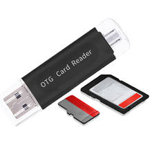 Adaptador de lector de tarjetas de memoria multifuncional OTG USB 2,0 para móvil TF t-flash para PC, ordenador portátil 2024 - compra barato