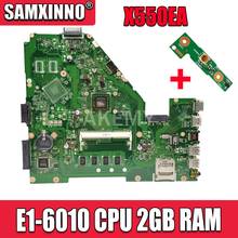 X550EP X550EA placa base de Computadora Portátil para ASUS X550EA F552EP F552E A552E X552E D552E placa base original de E1-6010 CPU 2GB RAM prueba OK 2024 - compra barato