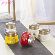 JIA-GUI LUO Glazed Ceramic Tea Caddies Pu'er Dried Fruit Sealed Cans Dried Fruit  Portable Travel Tea Box D081 2024 - buy cheap