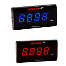 Koso Digital Tachometer Gauge  fit for Universal Motorcycle 0~20000 RPM Display with Blue & Red 2024 - buy cheap