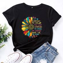 Letter Printing Graphic T-shirt Women Summer Cotton T Shirt Women O-neck Ladies Tee Shirt Femme Casual Women Tshirts 2024 - buy cheap