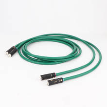 Пара HI-End 2328 аудио кабель посеребренный RCA соединительный провод HIFI RCA кабель 6N медный RCA папа-папа аудио кабель 2024 - купить недорого