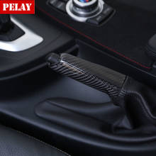 Автомобильные накладки на ручные тормоза из углеродного волокна для Bmw 3 серии E46 E90 E92 E60 E39 F30 F34 F10 F20 аксессуары внутренняя отделка 2024 - купить недорого