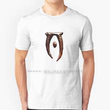 Camiseta con Logo de The Elder Scrolls Iv Oblivion, 100% algodón puro, bronce, Skyrim Oblivion Vi Iv V Elder Scrolls 2024 - compra barato
