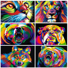 Cartoon DIY 5D Diamond Painting Cross Stitch Kit Mosaic Full Round Drill Animal Diamond Embroidery Rhinestone Home Decor 2024 - buy cheap