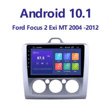 Kit multimídia automotivo, 2 din, 9 polegadas, android 10.1, rádio, estéreo, navegação gps, para ford focus 2 exi mt 2002-2013 2004 2009 2010 2024 - compre barato