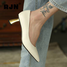 RJN 2021 Spring New Sexy Pointed Toe s' Shoes Fashion Strange Style Shallow Ladies Shoes Office Lady Casual Women's Pumps RO756 2024 - buy cheap